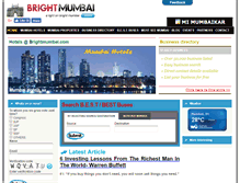 Tablet Screenshot of brightmumbai.com